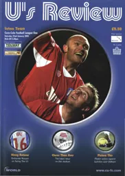 Programme: Colchester United vs Luton Town FC (22nd Jan 2005)