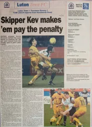 Match Report: Luton Town FC vs Tranmere Rovers (29th Jan 2005)
