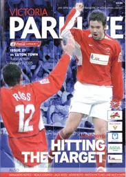 Programme: Hartlepool United vs Luton Town FC (15th Feb 2005)