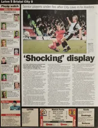 Match Report: Luton Town FC vs Bristol City (5th Mar 2005)