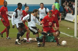 Ahmet Brkovic strokes in the fifth goal