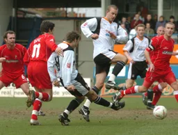 Ahmet Brkovic puts the Town two up