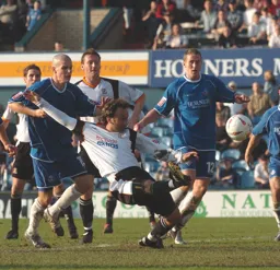 Ahmet Brkovic goes close