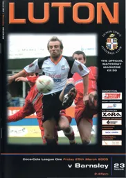 Programme: Luton Town FC vs Barnsley (25th Mar 2005)