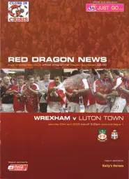 Programme: Wrexham vs Luton Town FC (23rd Apr 2005)
