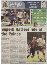 Match Report: Crystal Palace vs Luton Town FC (6th Aug 2005)