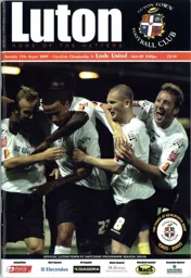 Programme: Luton Town FC vs Leeds United (13th Aug 2005)