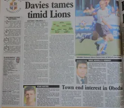 Match Report: Luton Town FC vs Millwall (29th Aug 2005)