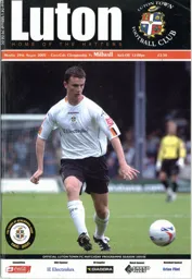 Programme: Luton Town FC vs Millwall (29th Aug 2005)