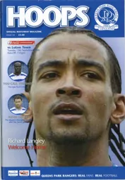 Programme: Queens Park Rangers vs Luton Town FC (13th Sep 2005)