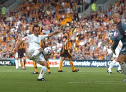 Ahmet Brkovic gets the ball under control