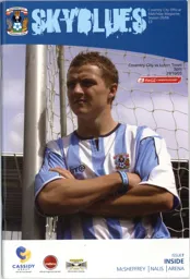 Programme: Coventry City vs Luton Town FC (29th Oct 2005)