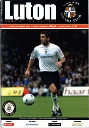 Programme: Luton Town FC vs Burnley (5th Nov 2005)