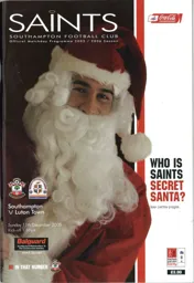 Programme: Southampton vs Luton Town FC (11th Dec 2005)