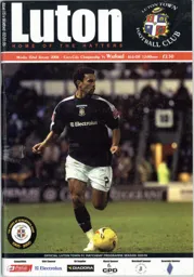 Programme: Luton Town FC vs Watford (2nd Jan 2006)