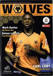 Programme: Wolverhampton Wanderers vs Luton Town FC (13th Jan 2006)