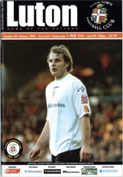 Programme: Luton Town FC vs Hull City (4th Feb 2006)