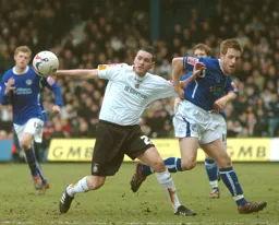 David Bell tries to shield the ball
