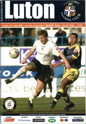 Programme: Luton Town FC vs Ipswich Town (1st Apr 2006)