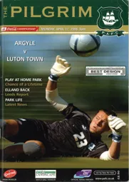 Programme: Plymouth Argyle vs Luton Town FC (17th Apr 2006)