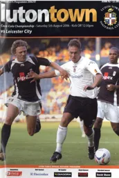 Programme: Luton Town FC vs Leicester City (5th Aug 2006)