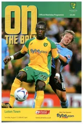 Programme: Norwich City vs Luton Town FC (12th Aug 2006)