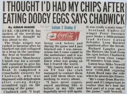 Match Report: Luton Town FC vs Stoke City (19th Aug 2006)