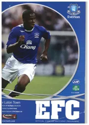 Programme: Everton vs Luton Town FC (24th Oct 2006)