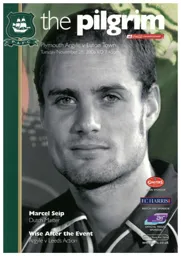 Programme: Plymouth Argyle vs Luton Town FC (28th Nov 2006)