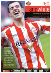 Programme: Sunderland vs Luton Town FC (9th Dec 2006)