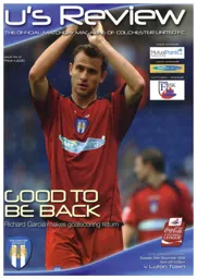Programme: Colchester United vs Luton Town FC (26th Dec 2006)