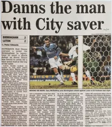 Match Report: Birmingham City vs Luton Town FC (29th Dec 2006)