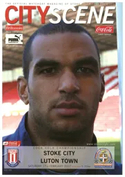 Programme: Stoke City vs Luton Town FC (17th Feb 2007)