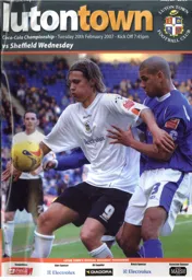Programme: Luton Town FC vs Sheffield Wednesday (20th Feb 2007)