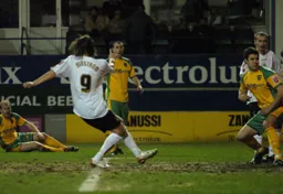 Bjorn Runstrom tucks away the first goal