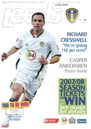 Programme: Leeds United vs Luton Town FC (10th Mar 2007)