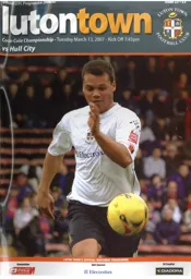 Programme: Luton Town FC vs Hull City (13th Mar 2007)