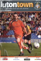 Programme: Luton Town FC vs Southampton (7th Apr 2007)