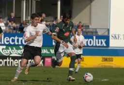 A tongue out moment for Stephen O`Leary