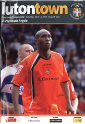 Programme: Luton Town FC vs Plymouth Argyle (14th Apr 2007)
