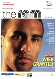 Programme: Derby County vs Luton Town FC (20th Apr 2007)