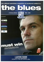 Programme: Southend United vs Luton Town FC (28th Apr 2007)