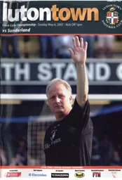 Programme: Luton Town FC vs Sunderland (6th May 2007)