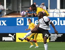 Paul Furlong focussed on the ball