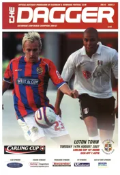 Programme: Dagenham & Redbridge vs Luton Town FC (14th Aug 2007)