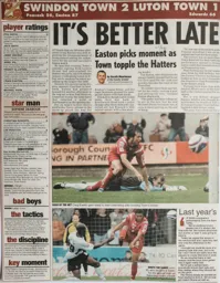 Match Report: Swindon Town vs Luton Town FC (18th Aug 2007)