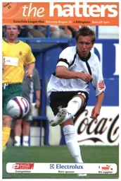 Programme: Luton Town FC vs Gillingham (25th Aug 2007)