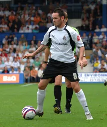 David Bell on the ball