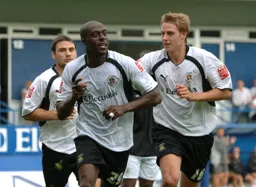 Paul Furlong celebrates