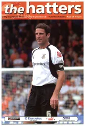 Programme: Luton Town FC vs Charlton Athletic (25th Sep 2007)